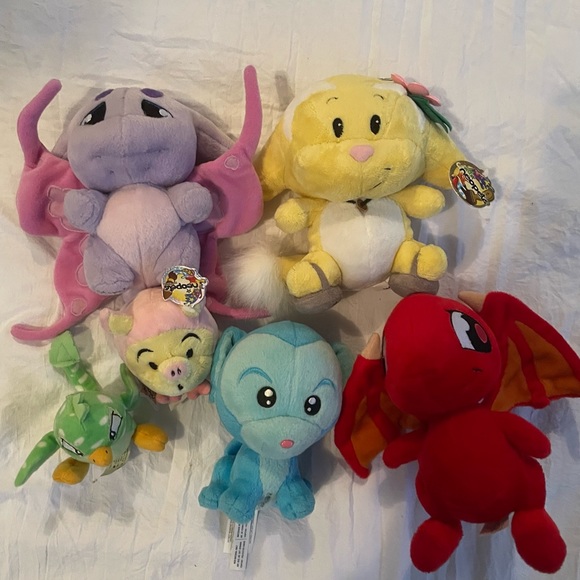 Neopets Toys Neopets Stuffed Animal Bundle Faerie Poogle Poshmark